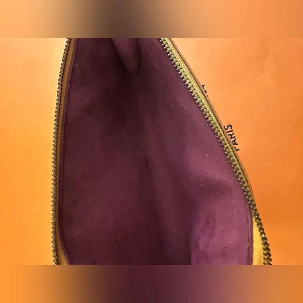 Louis Vuitton Pochette Yellow Epi Leather